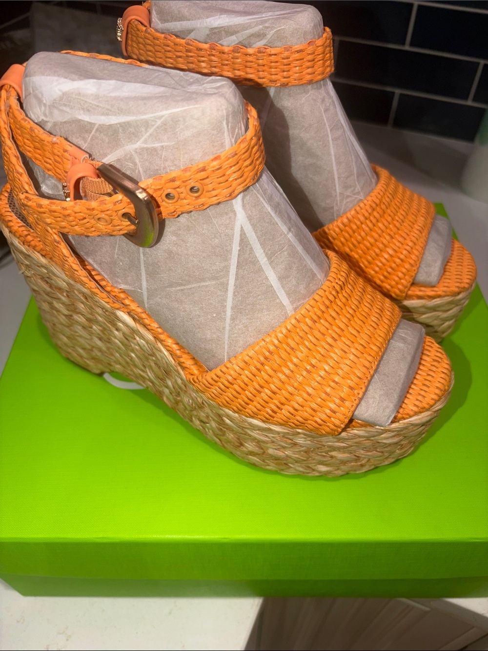Women's Sam Edelman Wedges (Orange) Size 7